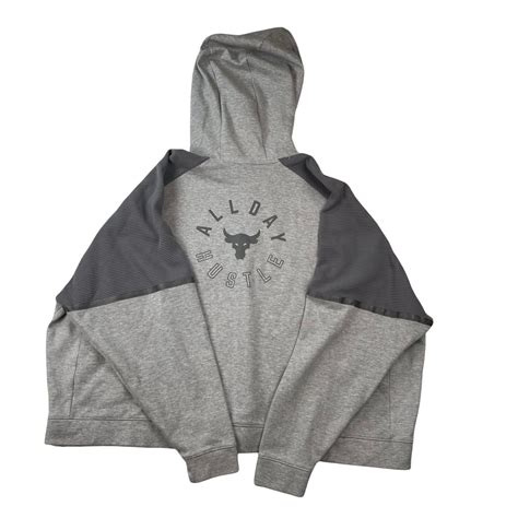 Under Armour Ua Project Rock Oversized Hoodie All Da Gem