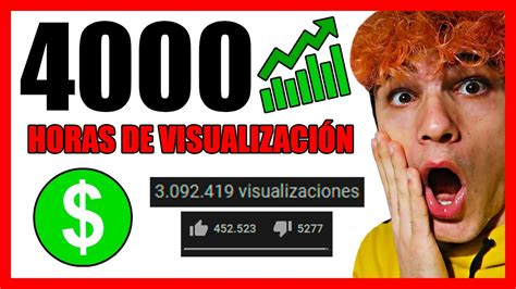 Como Conseguir 4000 Horas En Youtube Rapido😱 Como Monetizar Mi Canal De