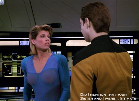 Post 2796806 Beth Toussaint Brent Spiner Data Fakes Ishara Yar Rodak Star Trek Star Trek The