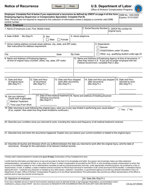 Form Ca 2a Fill Out Sign Online And Download Fillable Pdf