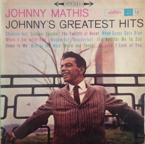 Johnny Mathis – Johnny's Greatest Hits (Vinyl) - Discogs