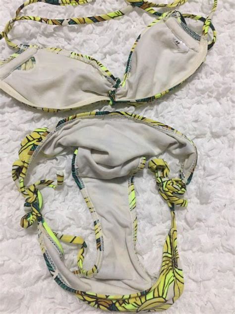 Banana Print Bikini Women S Fashion Swimwear Bikinis Swimsuits On Carousell