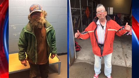 Officers give homeless man incredible makeover