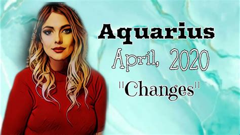 Aquarius Tarot Reading April Changes Youtube