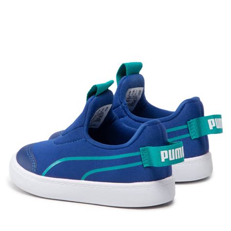 Zapatillas Puma Courtflex V Slip On Inf Azul Zapatos Es