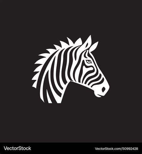 Animal - black and white Royalty Free Vector Image