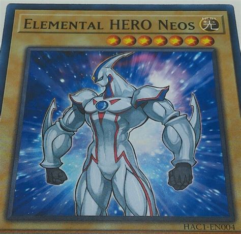 Yugioh Elemental HERO Neos HAC1 EN004 Common 1st Edition NEW MINT