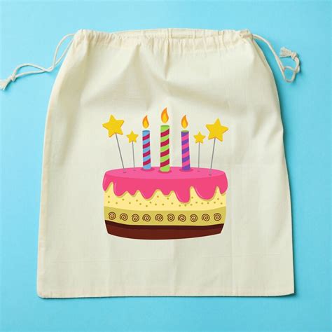 Birthday Cake SVG Clip Art Cut File Silhouette Dxf Eps Png Instant