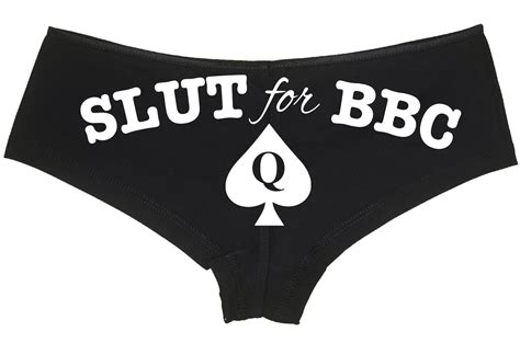 Buy Knaughty Knickers Slut For Bbc Queen Of Spades Boy Short Panties Love Big Black Cock