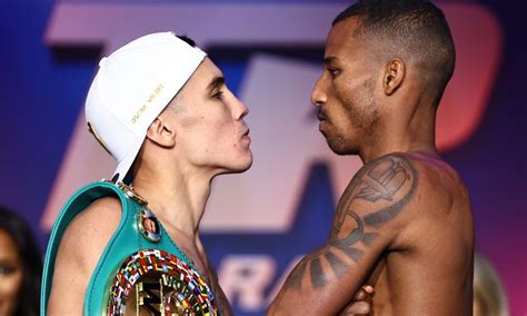 WEIGH-IN RESULTS: OSCAR VALDEZ VS. ROBSON CONCEICAO - ROUND BY ROUND BOXING