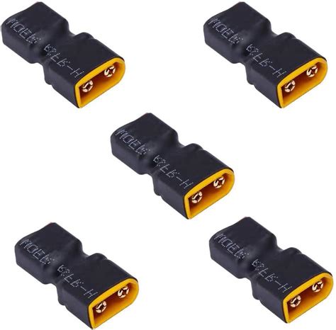 5 Pcs XT60 XT 60 Male Female To T Plug Deans Style Male Female