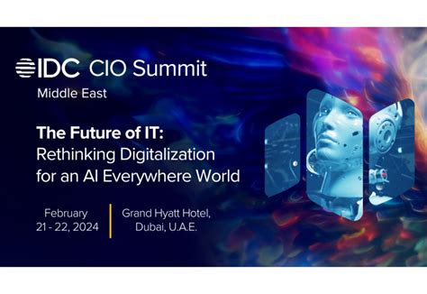 Idc Unveils Visionary Theme For 2024 Middle East Cio Summit As It