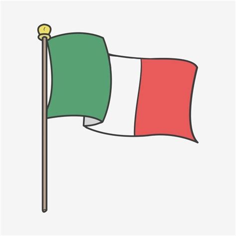 Italian Flag Clipart Hd Png Italian Flag Cartoon Painting Flag Of