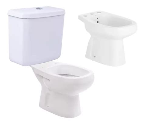 Combo Roca Monaco Inodoro Largo Deposito Dual Apoyo Bidet 3