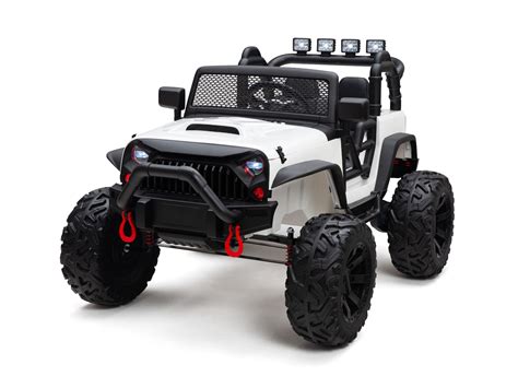 Crawler 24 Volt jeep Ride On Truck with 2.4G Remote Control and Rubber ...