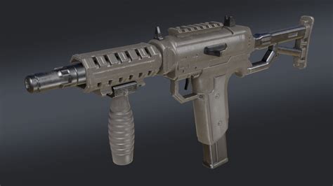 Low Poly Simple Smg