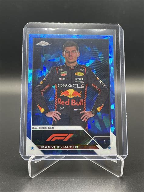 Topps Chrome Formula F Sapphire Max Verstappen Portrait B