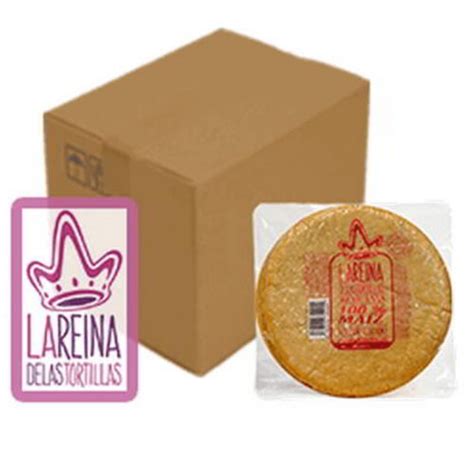 Caja tortilla maíz 12 cm 3kg 6x500gr La reina de las tortillas