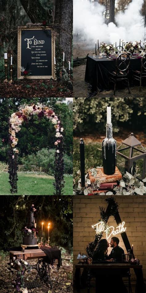 Black Wedding Dark Wedding Theme Gothic Wedding Theme Dark Wedding