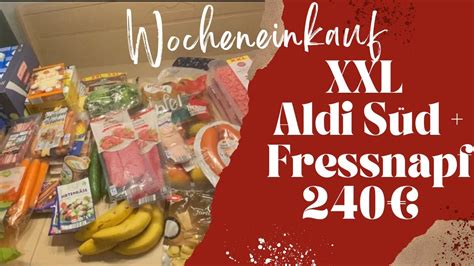 XXL Wocheneinkauf 240 Aldi Süd und Fressnapf YouTube