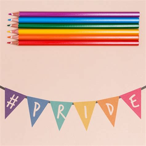 Fundo De Orgulho Gay L Pis De Cor Psd Premium