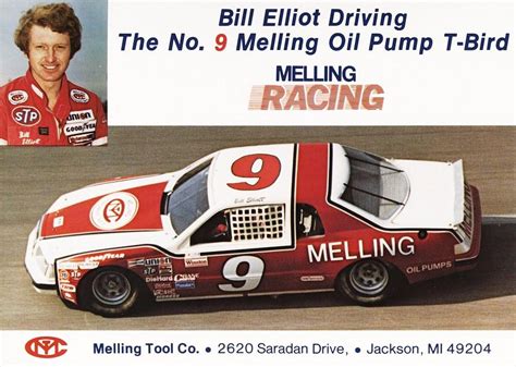 Bill Elliott 1983 Melling Ford By Glenn Fetty Trading Paints