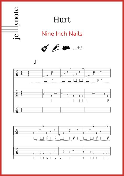 Dr. Sheet Music - Hurt, Nine Inch Nails