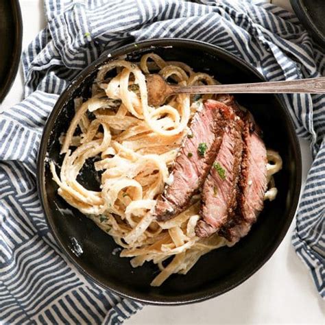 Best Steak Alfredo Recipe With Homemade Alfredo Sauce