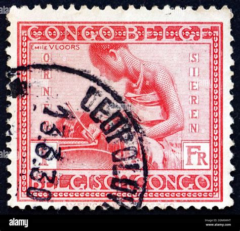 BELGIAN CONGO CIRCA 1927 A Stamp Printed In Belgian Congo Shows