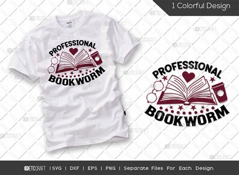 Professional Bookworm Svg Bookish Svg Graphic By Pixel Elites