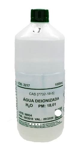 Agua Destilada Agua Deionizada 1 Lt Dinamica Parcelamento Sem Juros