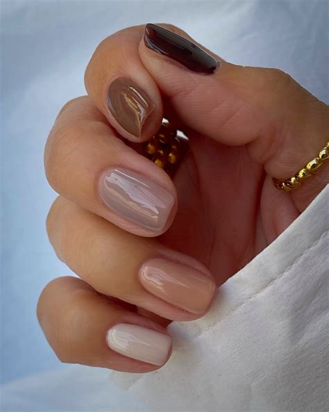 Fall Short Nail Designs You Need To Try The Pink Brunette