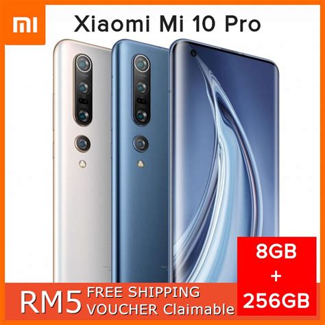 XiaoMi Mi10 Pro Mi 10 Pro 8GB + 256GB (Grey) - Xiaomi Msia Set | Shopee ...