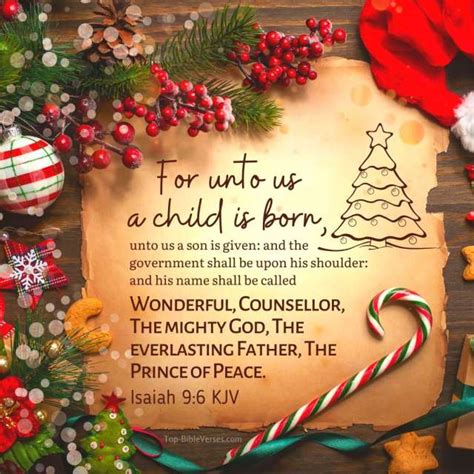 Isaiah 96 Christmas Bible Quotes Dp For Unto Us A Child Is Born Unto