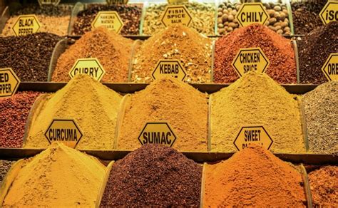 Premium Photo | Spices at the Spice Market in Istanbul