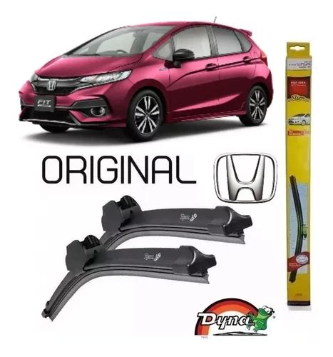 Par Limpador Palheta Parabrisa Dyna Honda Fit