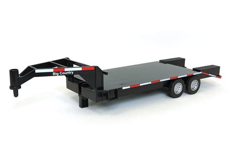 Buy Big Country Toys Flatbed Trailer with Gooseneck Trailer Hitch, Fun ...