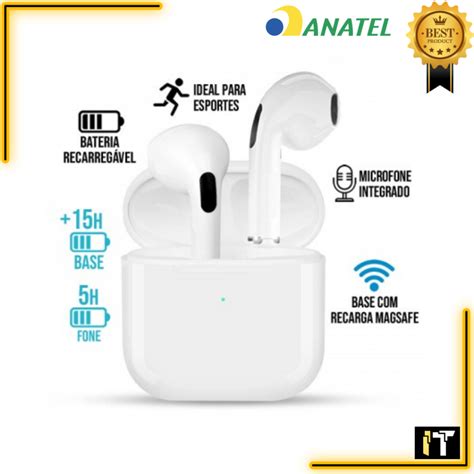 Fone De Ouvido Bluetooth Wireless Tws Kimaster Original Shopee