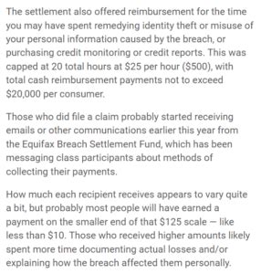 Difference In Equifax Breach Settlement Payment Leads To Confusion