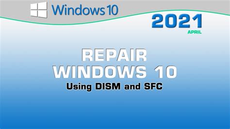 Repair Windows Using Dism And Sfc Youtube