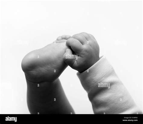 Close Up Of Newborn Baby Feet Stock Photo Alamy