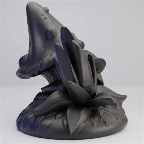 Hot Goblin 小型キノコ ミニチュア 森の風景 ホットゴブリン