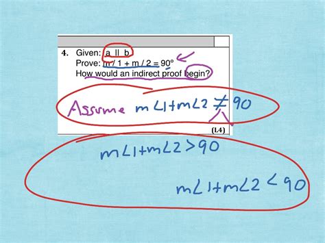 Geom Sem1 Final Review P2 Third 4 Math Geometry Indirect Proof Showme