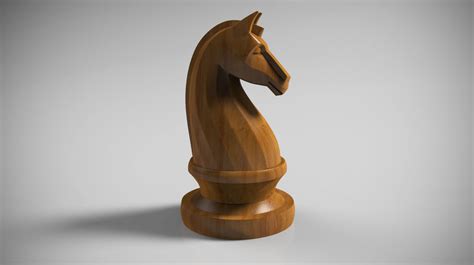 Knight Piece of Chess 3D model 3D printable | CGTrader