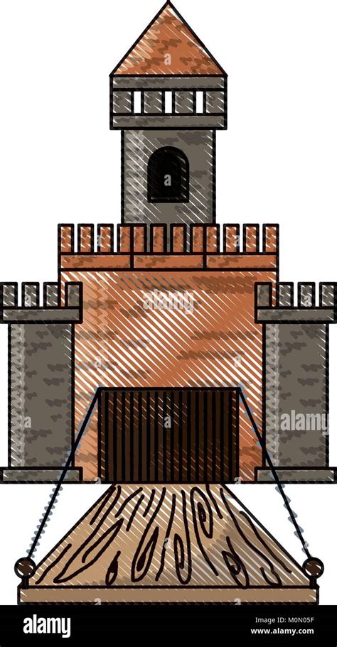 Medieval castle design Stock Vector Image & Art - Alamy