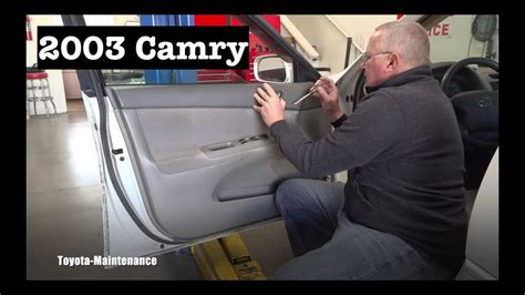 Toyota Camry Door Panel Removal Youtube