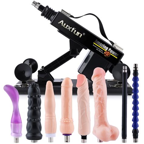 Auxfun Basic Sex Machine Package Dimitri With Dildos And Extencio