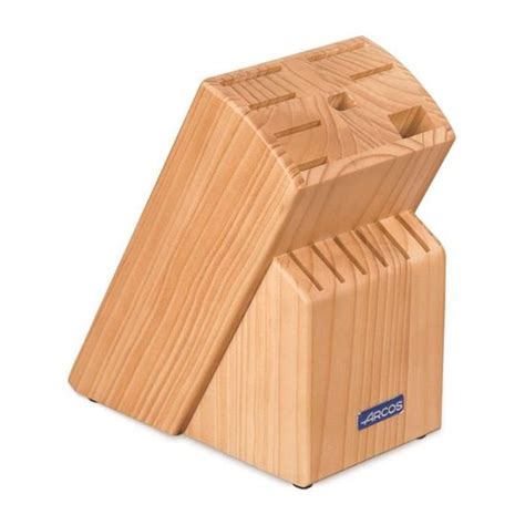 Universal Knife Block Arcos 793600 porte couteau en bois de hêtre et