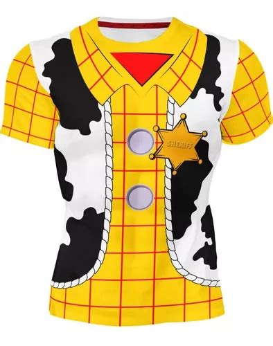 Playera Sublimada Fullprint Traje Woody Vaquero Toy Story Meses Sin