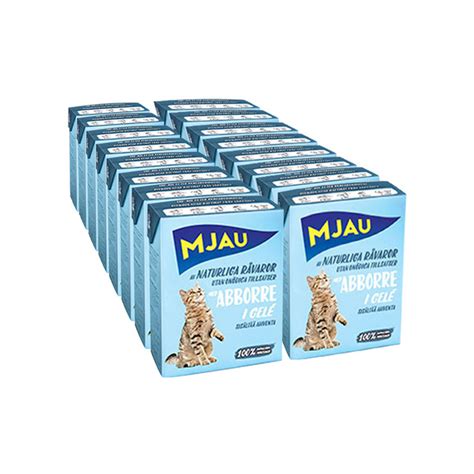 Корм для кошек MJAU мясные кусочки в желе с окунем конс. (упаковка - 16 ...